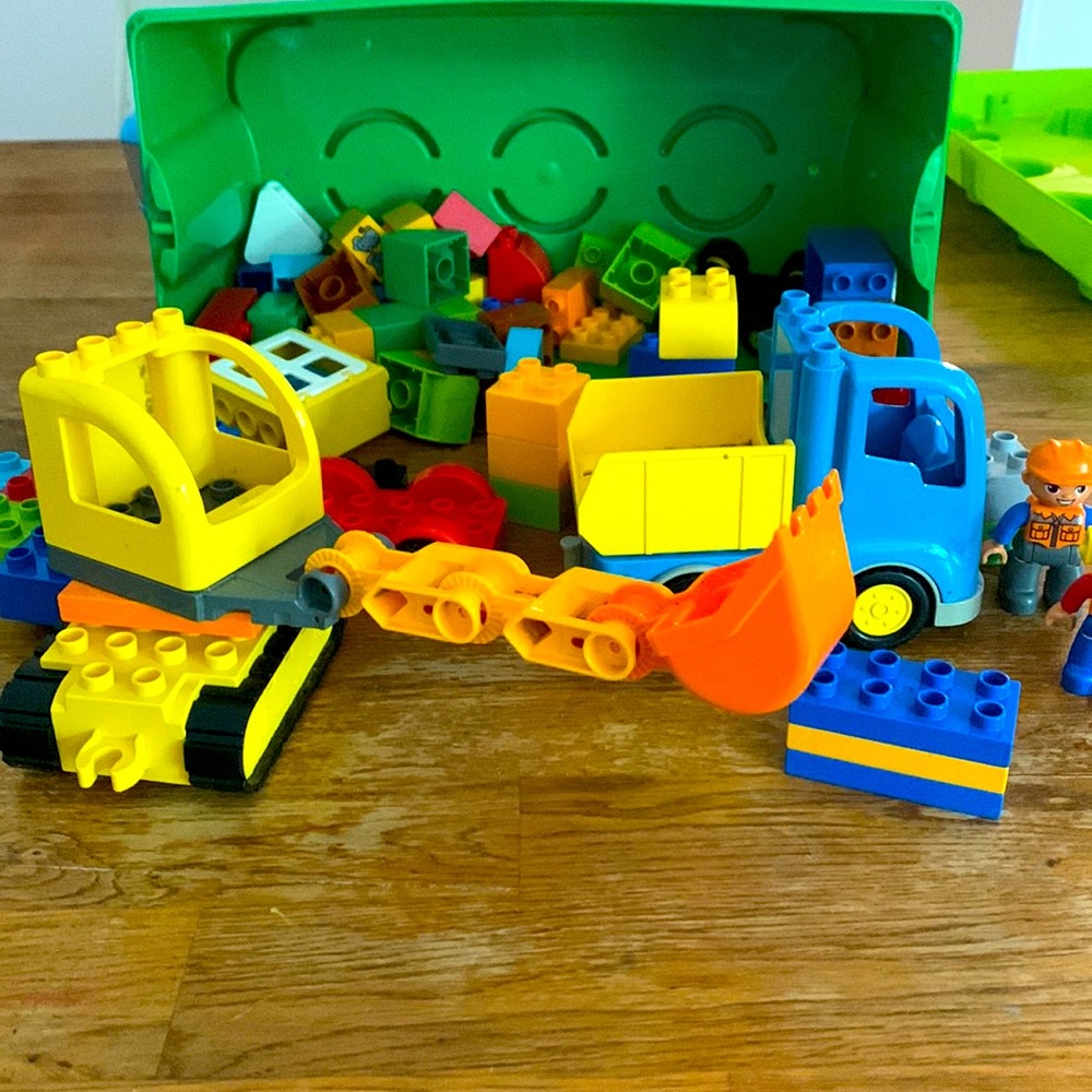 Duplo Lego construction and house set